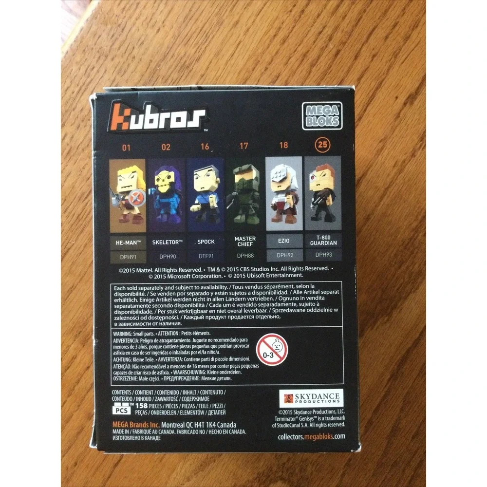 Brand New Kubros Terminator‎ Genisys T-800 GUARDIAN 158 pcs MEGA BLOKS 2015